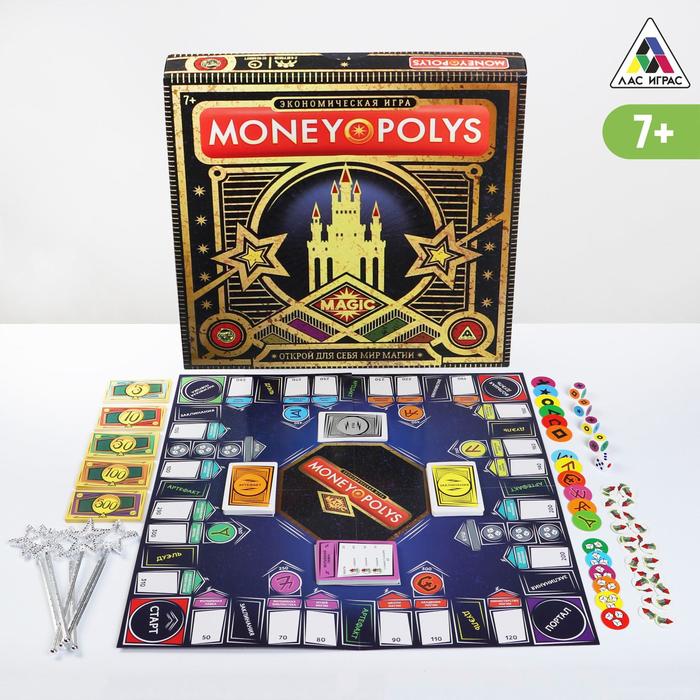 Настольная экономическая игра «MONEY POLYS. Magic», 210 банкнот, 7+