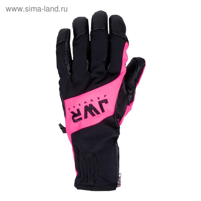 Перчатки Jethwear Empire с утеплителем, чёрный, розовый, XS - Фото 1