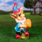 Садовая фигура из гипса «Эльф с тыквой», 35 см - Фото 1