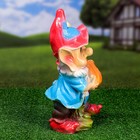 Садовая фигура из гипса «Эльф с тыквой», 35 см - Фото 2