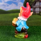 Садовая фигура из гипса «Эльф с тыквой», 35 см - Фото 3