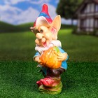 Садовая фигура из гипса «Эльф с тыквой», 35 см - Фото 4