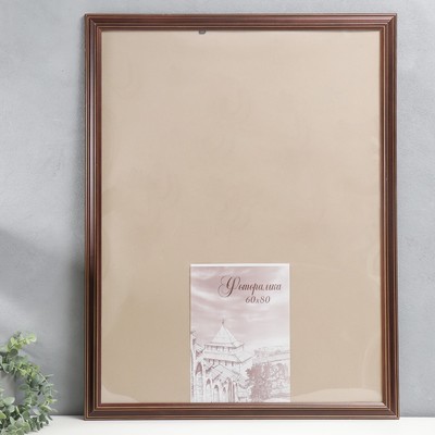 Фоторамка для фото 60×80 см Burbank, (пластиковый экран), коричневый