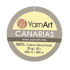 Пряжа для вязания спицами, крючком YarnArt, Canarias, 100% мерсеризованный хлопок, 203 м/20 г, (5307 канарейка) 4357201 - фото 14411838