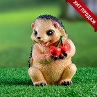 Садовая фигура из гипса «Ёжик с вишней», 9×11×13.5 см - Фото 7