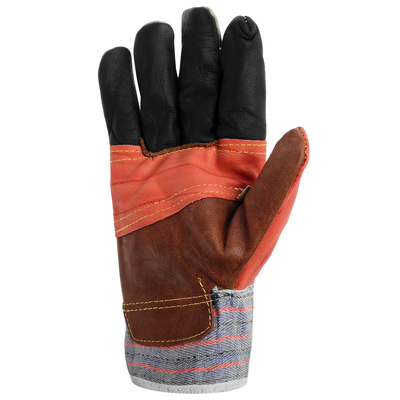 Перчатки Радуга кожаные  цвет МИКС