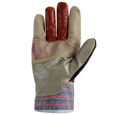 Перчатки Радуга кожаные  цвет МИКС