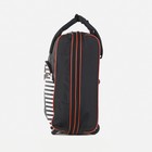 Чемодан малый 20" с сумкой, отдел на молнии, с расширением, цвет чёрный - фото 11658312