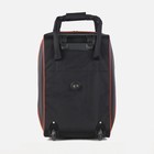 Чемодан малый 20" с сумкой, отдел на молнии, с расширением, цвет чёрный - фото 11658313