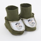 Пинетки Крошка Я "Safari", зелёный, р.22, рост 62 см - Фото 1