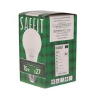 Лампа светодиодная SAFFIT SBA6015, A60, E27, 15 Вт, 230 В, 4000 К, 1500 Лм, 220°, 118х60 мм - фото 23356604