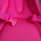 Ранец Стандарт Across 195, 35 х 28 х 15 см, для девочки, раскладной, розовый + мешок для обуви - Фото 10