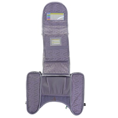 Рюкзак каркасный Across HK-01 35 х 29 х 15 см, мешок для обуви, чёрный/голубой