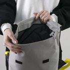 Рюкзак молодёжный, с косметичкой, отдел на молнии, цвет чёрный/серый - Фото 5