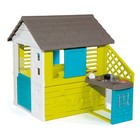 Игровой домик с кухней, цвет синий - Фото 1