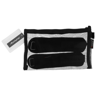 Утяжелители на запястье ONLYTOP, 2 шт. × 100 г, цвет чёрный