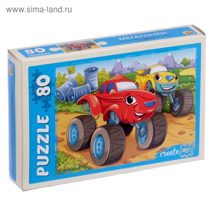 Пазл «Мегагонки», 80 элементов - Фото 1
