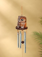 Музыка ветра «Пятнистая сова», 5×5×40 см, дерево, металл - Фото 4