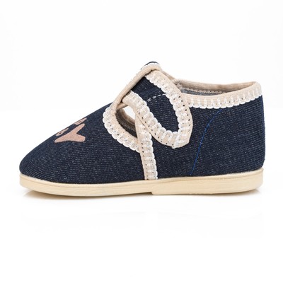 Тапочки детские арт. 12-13 цвет синий, размер 24