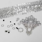 Набор для творчества. Портупея «Сияние серебра» - фото 24606532