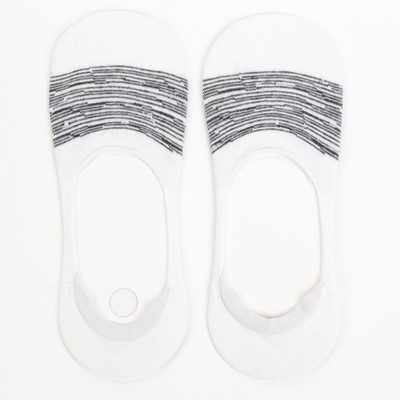 Носки-невидимки мужские, цвет белый, размер 27-29 (41-46)