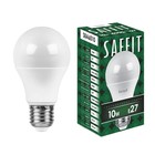 Лампа светодиодная SAFFIT SBA6010, A60, E27, 10 Вт, 230 В, 4000 К, 800 Лм, 220°, 108 х 60 мм - фото 320644485