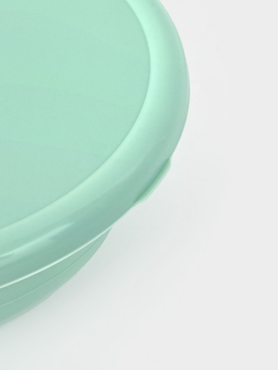 Миска с крышкой SparkPlast, 2.1 л, пластик, МИКС
