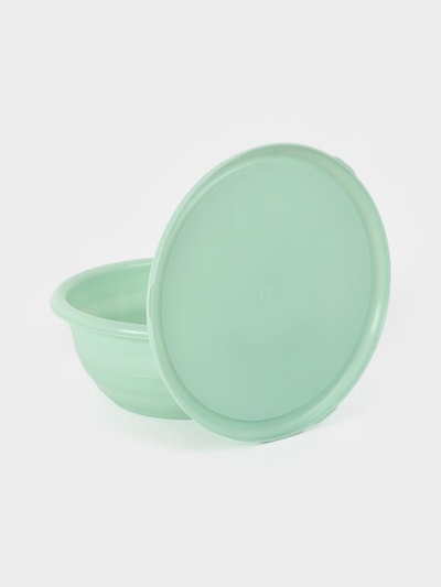 Миска с крышкой SparkPlast, 2.1 л, пластик, МИКС