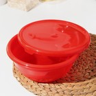 Миска с крышкой SparkPlast, 2.1 л, пластик, МИКС - Фото 2