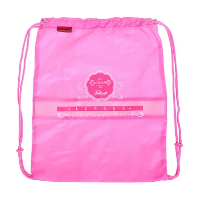 Рюкзак каркасный Across 292 37 х 26 х 13 см, мешок для обуви, чёрный/розовый