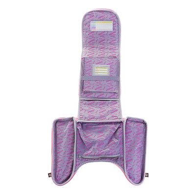 Рюкзак каркасный Across 292 37 х 26 х 13 см, мешок для обуви, чёрный/розовый