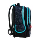 Рюкзак школьный Across CH220, 39 х 29 х 17 см, эргономичная спинка, чёрный - Фото 5