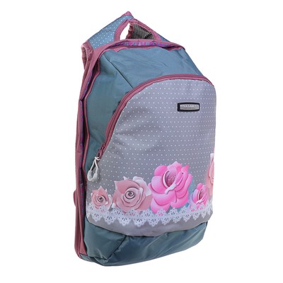 Рюкзак молодёжный Across GL3, 44 х 30 х 13 см, эргономичная спинка, серый