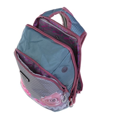 Рюкзак молодёжный Across GL3, 44 х 30 х 13 см, эргономичная спинка, серый