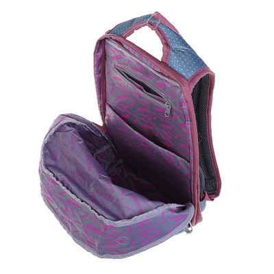 Рюкзак молодёжный Across GL3, 44 х 30 х 13 см, эргономичная спинка, серый