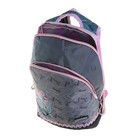 Рюкзак молодёжный Merlin GL3 44 х 30 х 13 см, эргономичная спинка, серый - Фото 8