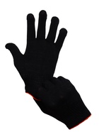 Перчатки рабочие, хб, вязка 7 класс, 5 нитей, размер 9, без покрытия, чёрные - Фото 12