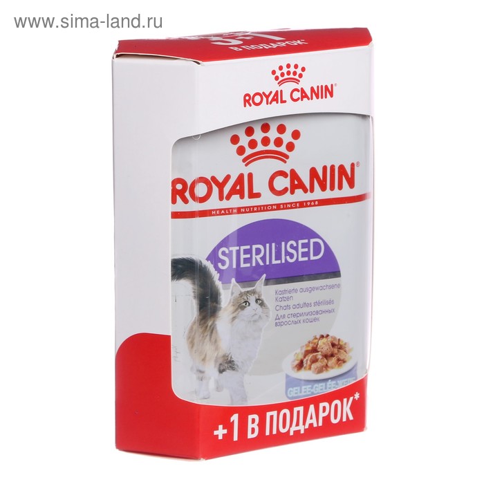 Акция! RC Sterilised для стерилизованных кошек, желе, пауч 4х85 г - Фото 1