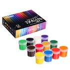 Гуашь художественная, набор 12 цветов х 40 мл, Спектр "Радуга" - Фото 1
