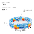 Бассейн надувной «Винни Пух», 147 х 33 см, от 2 лет, 58915NP INTEX - Фото 2