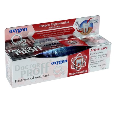 Зубная паста Doctor Proff Oxygen regeneration.active care, 100 г