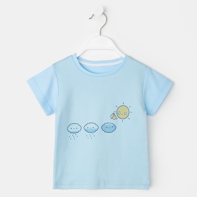 Футболка «НЕБО», голубой, рост 116 см