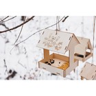 Kopмушка для птиц «Домик с птичкой», 24 × 19,5 × 17 см, Greengo - Фото 8