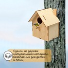 Скворечник «Гнёздышко», 15,5 × 11,5 × 12 см, Greengo - Фото 3