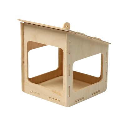 Kopмушка для птиц «Домик малый», 15 × 14 × 17 см