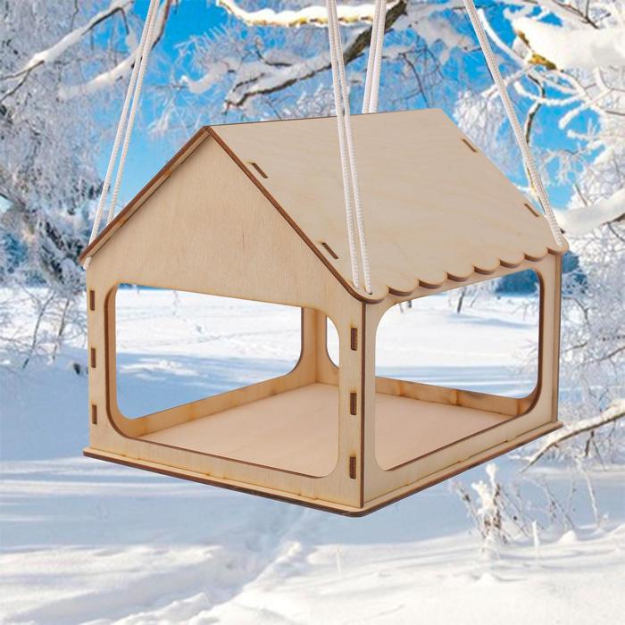 Kopмушка для птиц «Гнёздышко», 21 × 17,5 × 18 см, Greengo - Фото 1