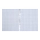 Тетрадь 48 листов в клетку, на гребне METALLIC "Чёрная", бумвинил - фото 20934940