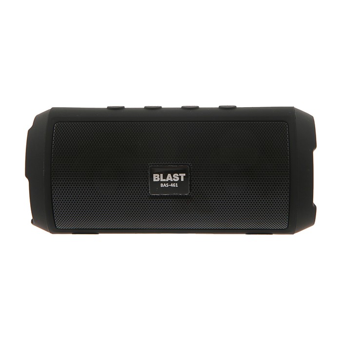 Портативная колонка Blast BAS-461, BT, 10 Вт, microSD, FM, микрофон, 1200 мАч, черная - фото 51318372