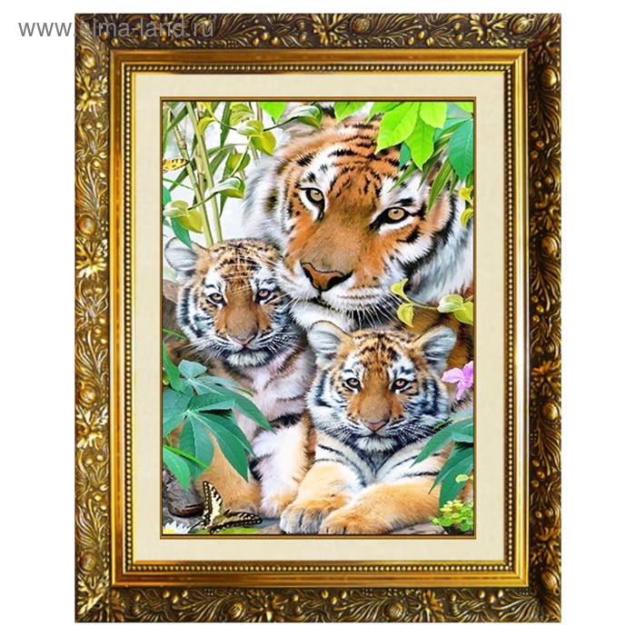 Алмазная мозаика «Забота» на подрамнике, 40×30 см, 38 цветов - Фото 1