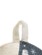 Шапка для бани и сауны, с принтом «С Новым Годом», полиэфир 70%, шерсть 30%, серая, «Банная забава» - Фото 3